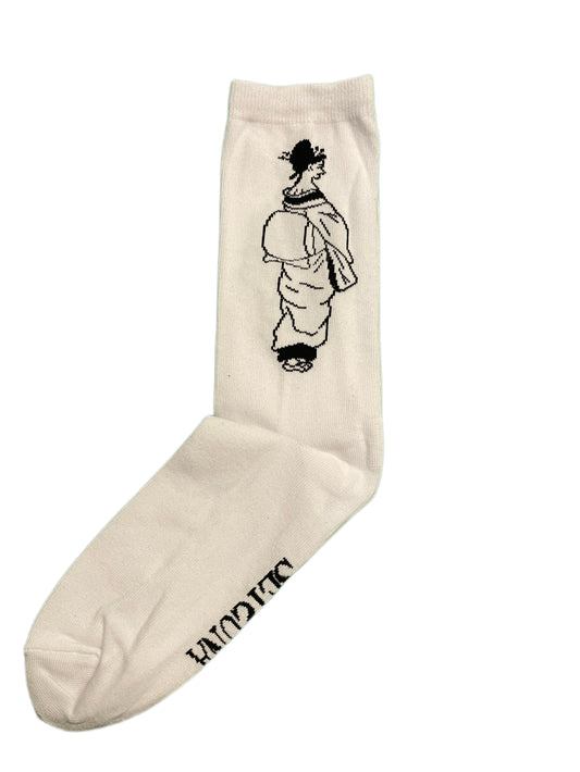 Oiran " 花魁" Socks white